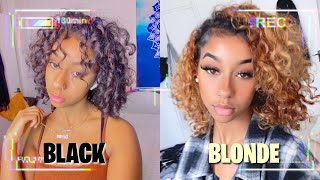 watch me STRUGGLE to get the right blonde *DYING MY OWN HAIR*