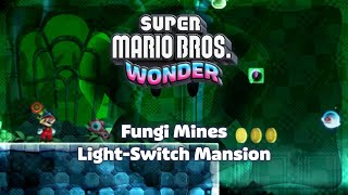 Super Mario Bros. Wonder • 5-3 "Light-Switch Mansion" 100%