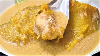 Khmer Dessert - Pumpkin Pudding Recipe - បង្អែមល្ពៅ