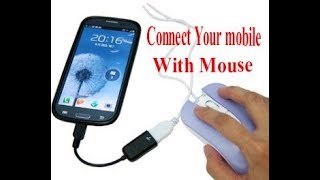 How to connect Mouse with Mobile easily| connect mouse with android