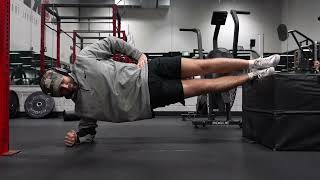 Side Plank, Feet Elevated