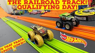 THE RAILROAD TRACK! HOT WHEELS MONSTER TRUCK ACTION! QUALIFYING DAY! S4:E5