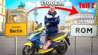 1700km mit 50ccm Roller von Berlin nach Rom | Feuerwehrbesuch!