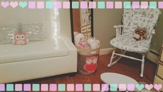 Baby girl nursery tour - owl theme