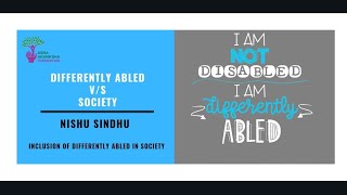 Differently Abled v/s Society!!