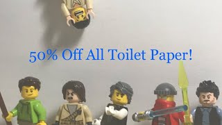 Stop Motion Toilet Paper Fight