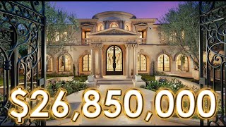 INSIDE A $26,850,000 CUSTOM ESTATE IN NEWPORT COAST!