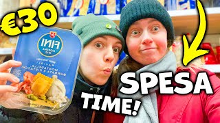 SVUOTA LA SPESA tutto all'italiana 🛒 abbiamo speso pochissimo!