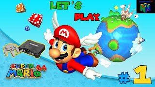 [N64] #1 Super Mario 64 por el 100% / Let's Play / Un buen Clásico