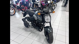 2025 HONDA GROM MATTE BLACK METALLIC