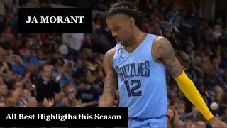 Ja Morant All Best Highlights in this 2022-2023 NBA Season, Memphis Grizzlies🐻‍❄