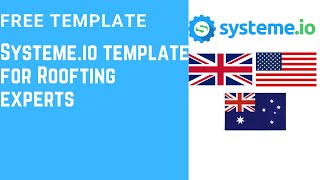 Systeme.io template funnel for Roofting expert