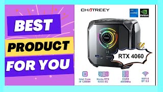 Chatreey TANK Mini PC Nvidia 4060 8G Intel Core I9 12900H Gaming Desktop Computer