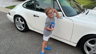 1990 Porsche 964… Opinions from a 4 year old