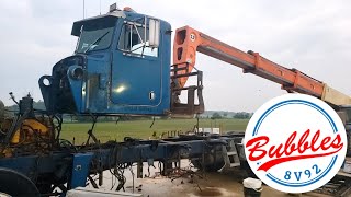 Complete Disassembly | 1987 Peterbilt 359 Restoration Part:1 #Peterbilt #Restoration #Peterbilt #359