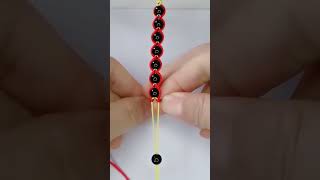 make a so pretty friendship bracelet making homemade friendship bracelet #shorts