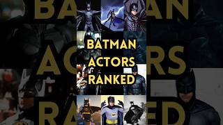 Batman Actors Ranked #batman #dc #superhero