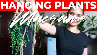 HOW TO  |  MACRAME  |  HANGING PLANTS  |  INDOOR PLANTS