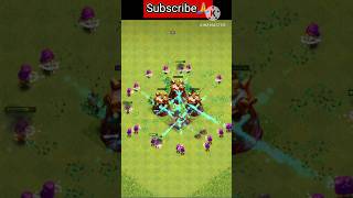 😱Archer  vs wizard Tower Funny video (Clash Of Clans) ❤️💯✨️💥#viral #shorts #clashofclans #gaming