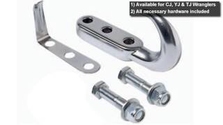 Smittybilt - Tow Hooks for Jeep CJ, YJ & TJ Wrangler