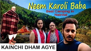 Neem karoli baba ke darshan | Mumy ne first time trekking ki |Camping in Nainital  #travel #youtube