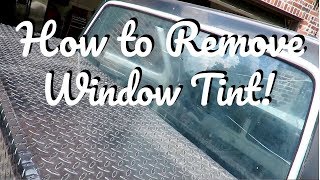 How to Remove Window Tint the Easy Way! | 3 Simple Steps