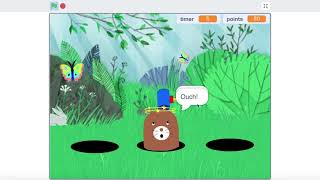 Scratch Coding Tutorial | Game series | Whack Mr Mole