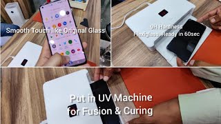 First Time - Introducing Flexiglass Screengurd - Machine Cut - UV Radiation Curing - OnePlus Nord 2