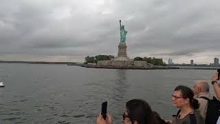 Ferry Boat from Statue of Liberty to Ellis Island New York