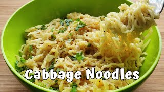 Quick, Delicious & Creamy | Mayo Cabbage Noodles | Mayonnaise Noodles Recipe | Sauté