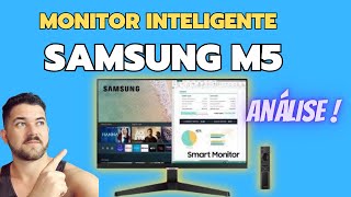 MONITOR SAMSUNG M5 BOM E BARATO?  REVIEW ANÁLISE !