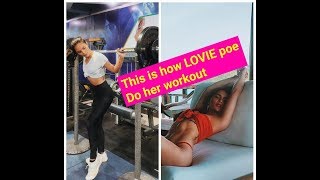 GRAVEH MAG WORK OUT SI LOVIE!!! KAYA PALA GANYAN KAGANDA ANG KATAWAN NIA