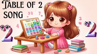 Table of 2 | Song | A Fun Way to Learn the Basics | Multiply by 2 | Preschooling | TRAIN YOUR BRAIN