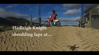 Hadleigh Knight shredding laps at Taupo MCC