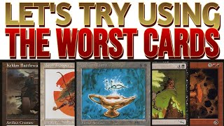 Trying To Use The Worst Magic Cards In Commander