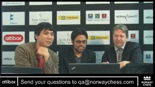 ANALYSIS WITH GMs WESLEY SO AND HIKARU NAKAMURA - NORWAY CHESS 2017 ROUND 8