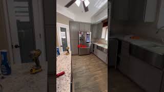 Kitchen before and after