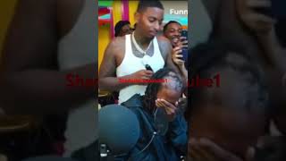 Funnymike cuts a RUCrew member Hair live on stream For 20,000$ 🤣👀🍵😱 #shorts #viral #funnymike