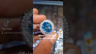 Natural Blue Zircon (Cambodja) 9.ct (memo) Harga: 8.5juta (Nego)