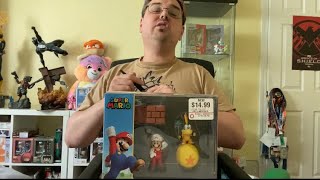 World of Nintendo Unboxing & Review - Super Mario vs Lemmy Koopa And Fire Toad Figures Jakks Pacific