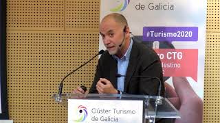 Javier Reinoso en el III Encuentro Clúster Turismo de Galicia