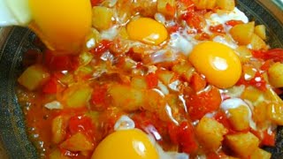 Better than fried potatoes, Easy Cooking in a short time!Easy egg and potato recipe