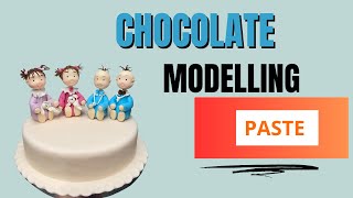 Chocolate modelling paste