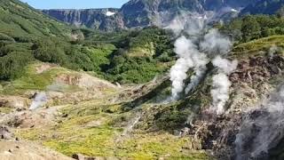 Долина гейзеров на Камчатке. Valley of Geysers in Kamchatka.