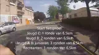 Fietsparcours Memorial Benny Vansteelant 2016 - jeugd & recreanten