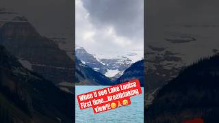 Lake Louise, Alberta #shorts #shortsfeed #shortsviral #youtubeshorts #lakelouise #desicanadianvlogs