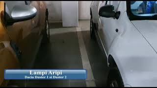 Lampi aripi cu semnalizare dinamica Dacia Duster 1 Dacia Duster 2