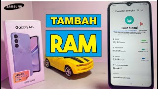 Cara Menambah RAM di Hp Samsung A15