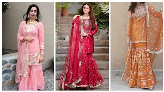 Latest Sharara/Gharara Design | Party Fancy Dresses Designs | Fashion And Entertainment |