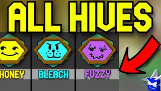 Every HIVE TYPE In Bee Swarm Simulator!🐝